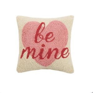 [Peking Handicraft] ‘Be Mine’ Heart Pillow 10”x10” Square